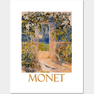 The Garden Gate by Claude Monet Posters and Art